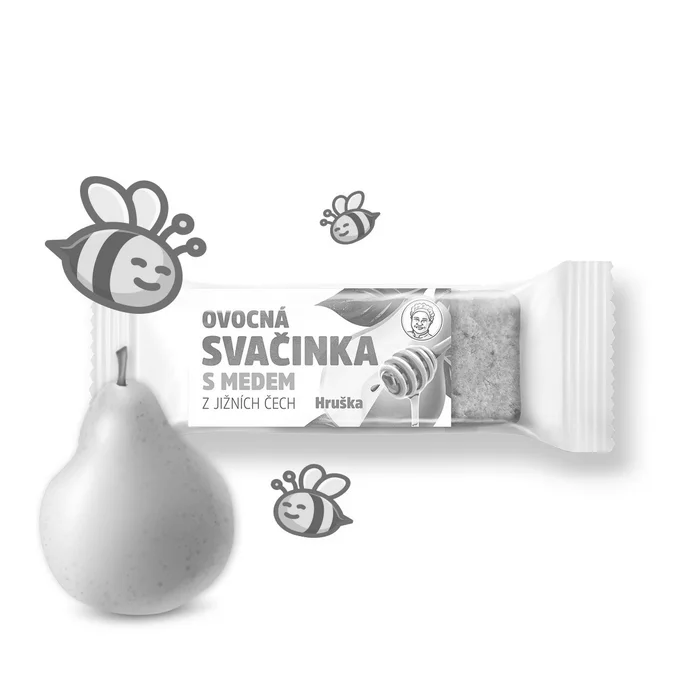 Jihočeská svačinka Ovocná svačinka s medem hrušková 25 g